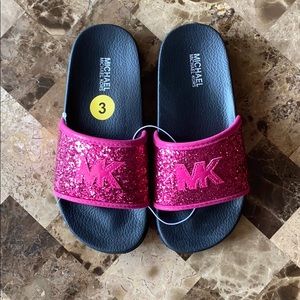 Michael Michael Kors Glitter Flip Flops